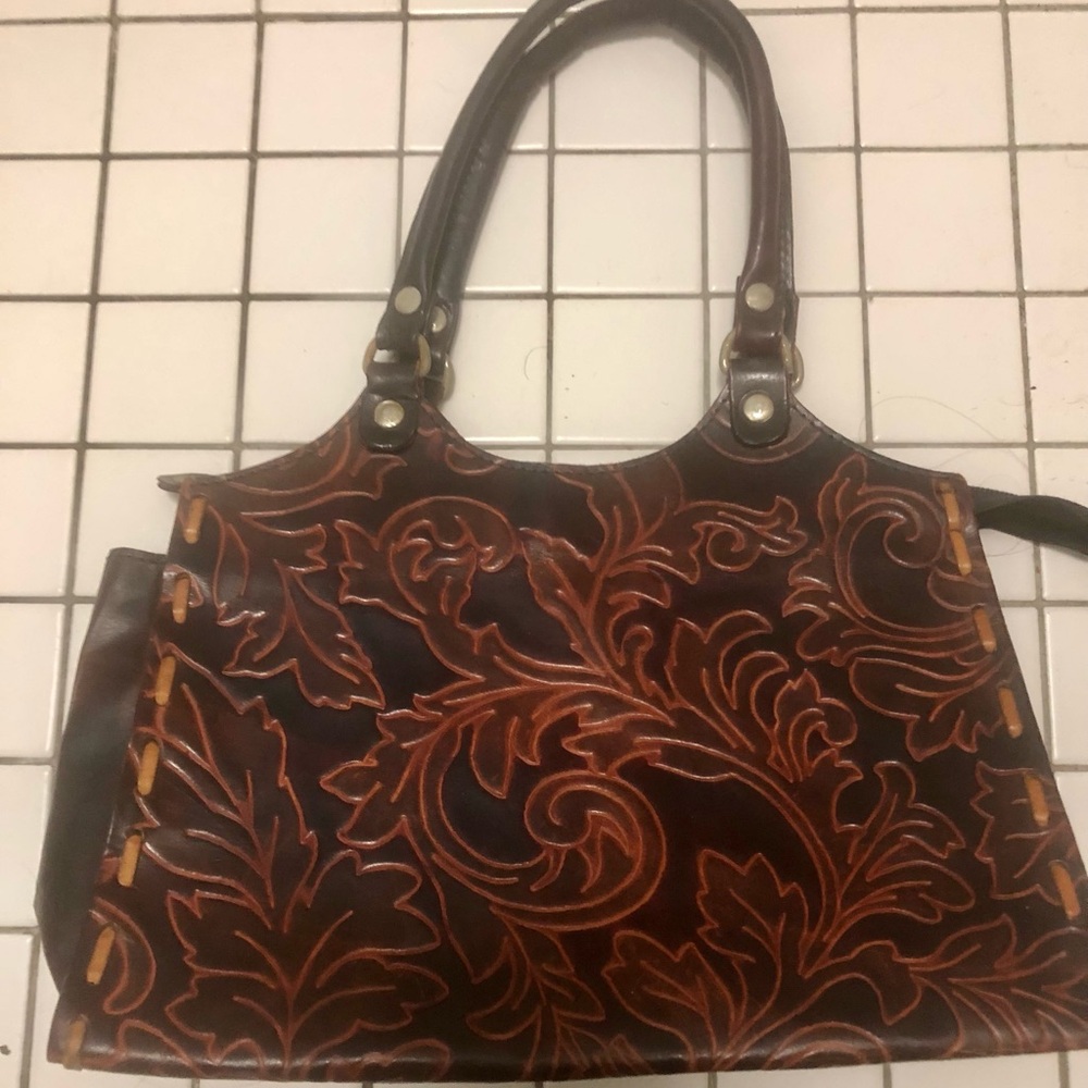 Handmade Brown Leather Purse